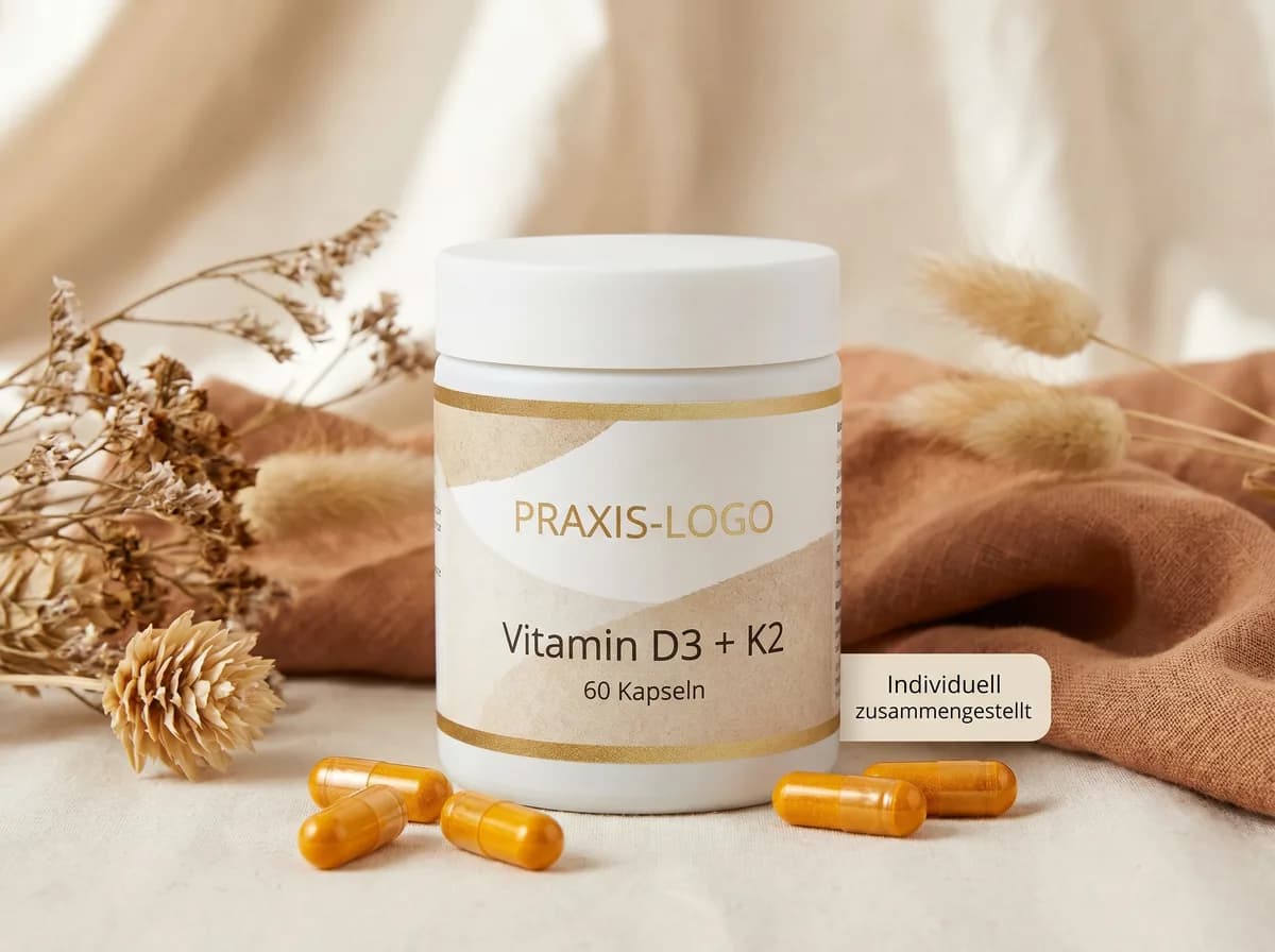 Beispiel einer White-Label-Produktlinie mit individuellem Praxis-Branding